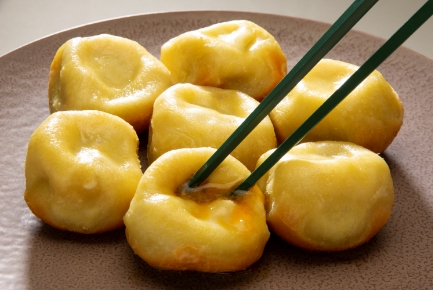 焼き小籠包 - スープカレー味